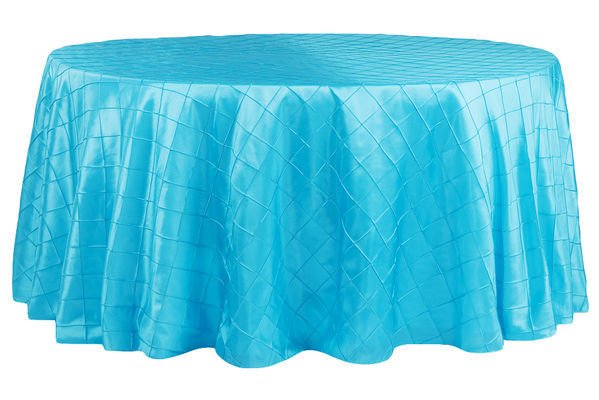 120" Round Pintuck Taffeta Tablecloths wholesale