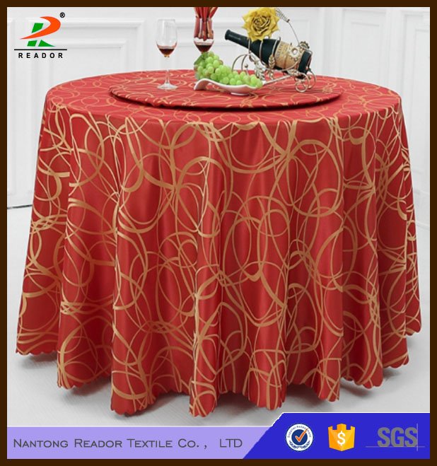 Customized Palace Jacquard Tablecloth Factory