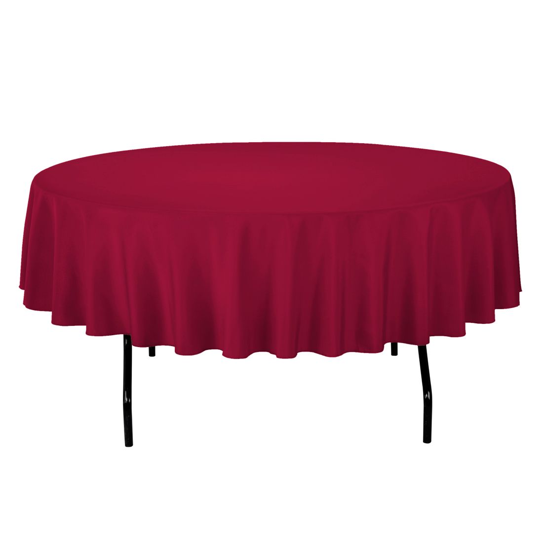 90 In. Round Spun Polyester Tablecloth Factory