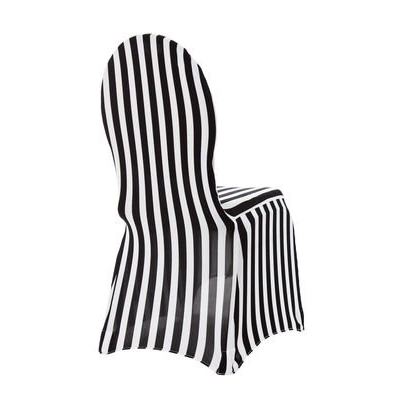 Striped spandex banquet chair cover wholesale