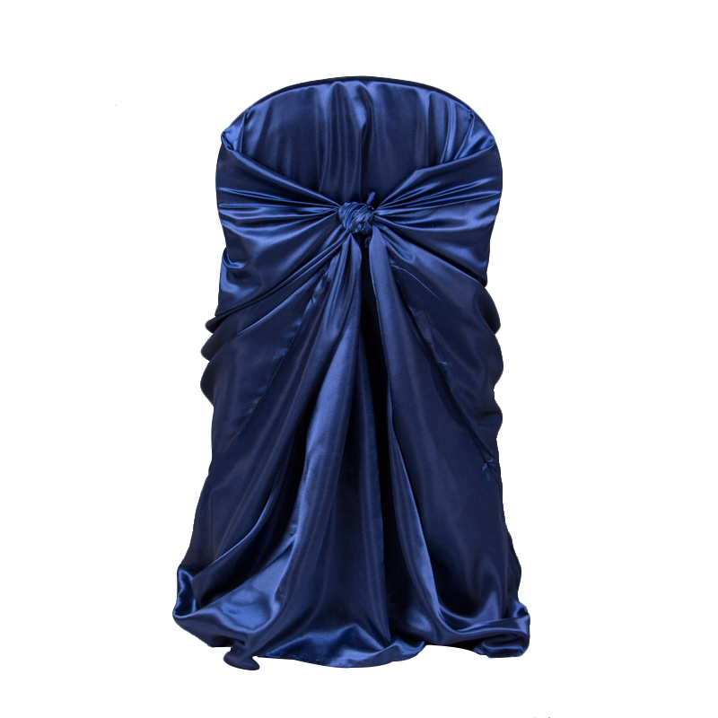 satin universal chair cover, wrap chair cover, satin self tie pillow case chair cover
