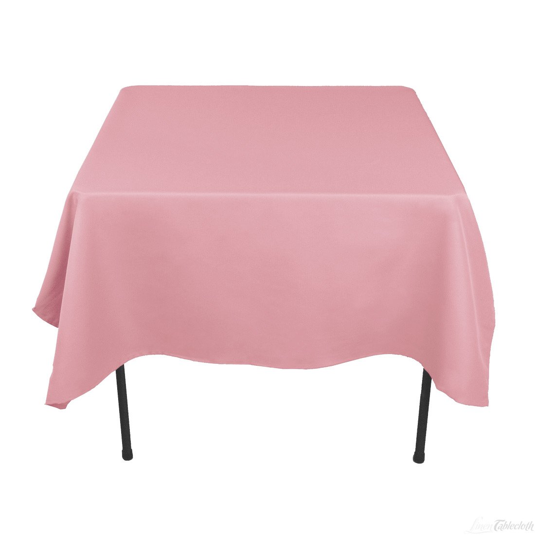 Supplier Polyester Square Tablecloth - 52 x 52 Inch - Burgundy Square Table Cloth for Square or Round Tables in Washable Polyester - Great for Buffet Table, Parties, Holiday Dinner, Wedding & More
