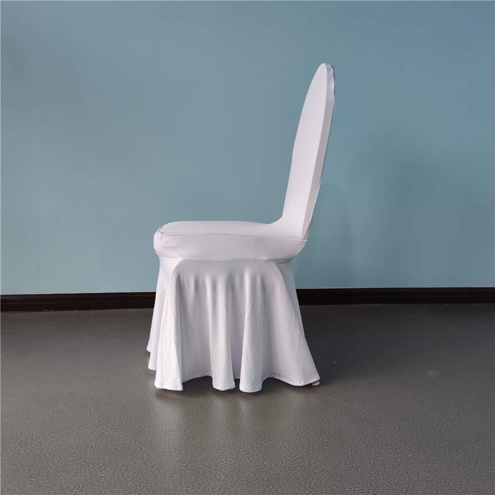 spandex ruffle chair covers with skirt