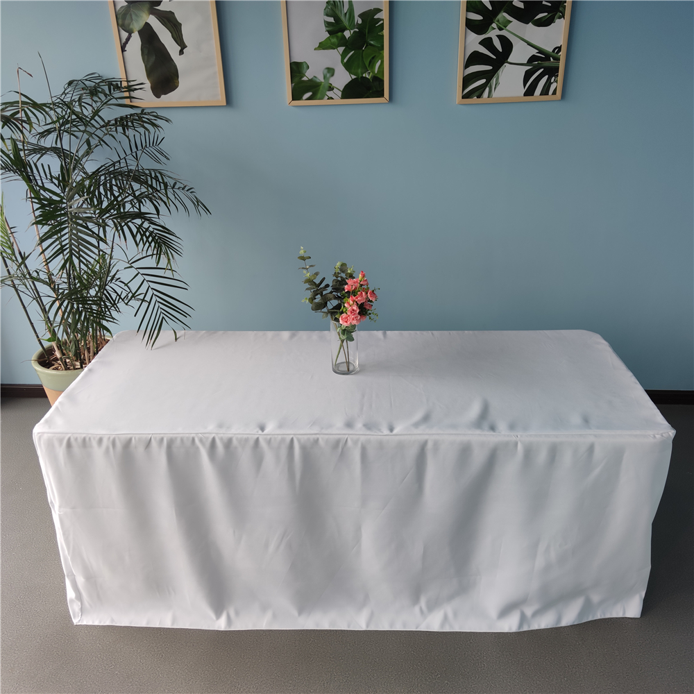 6ft rectangular polyester wedding tablecloths
