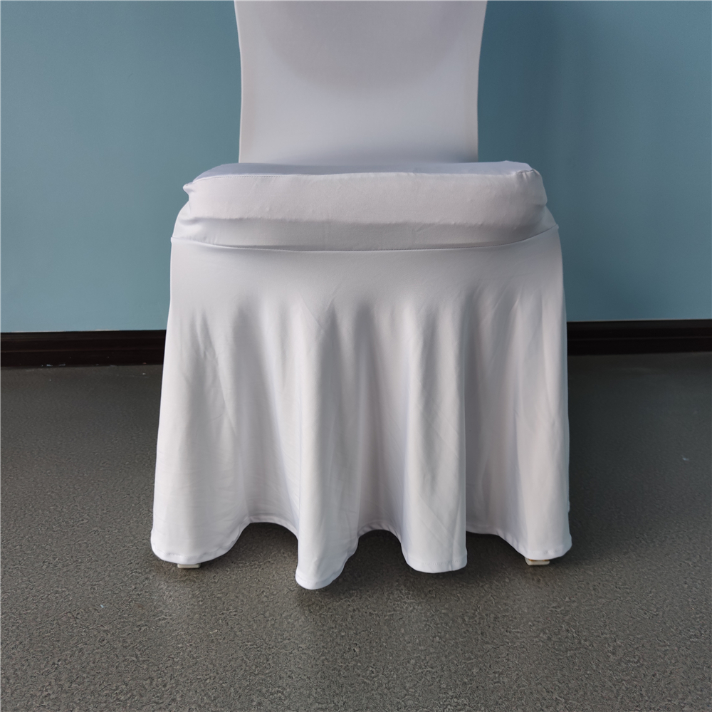 spandex ruffle chair covers with skirt