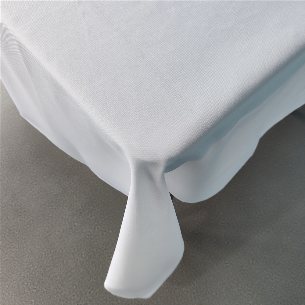Square polyester wedding table cloth