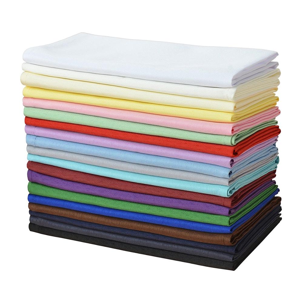 Wholesale colorful polyester table napkin for hotel and restaurant