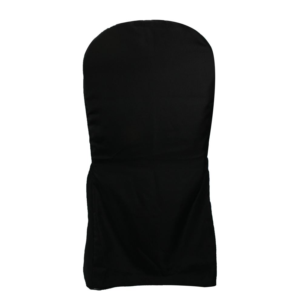 Wholesale wedding textile black fancy folding chair covers events party