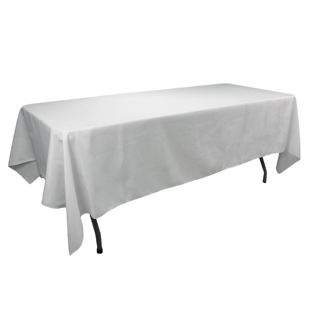 60*126 inch high quality banquet rectangle polyester table cloth tablecloth
