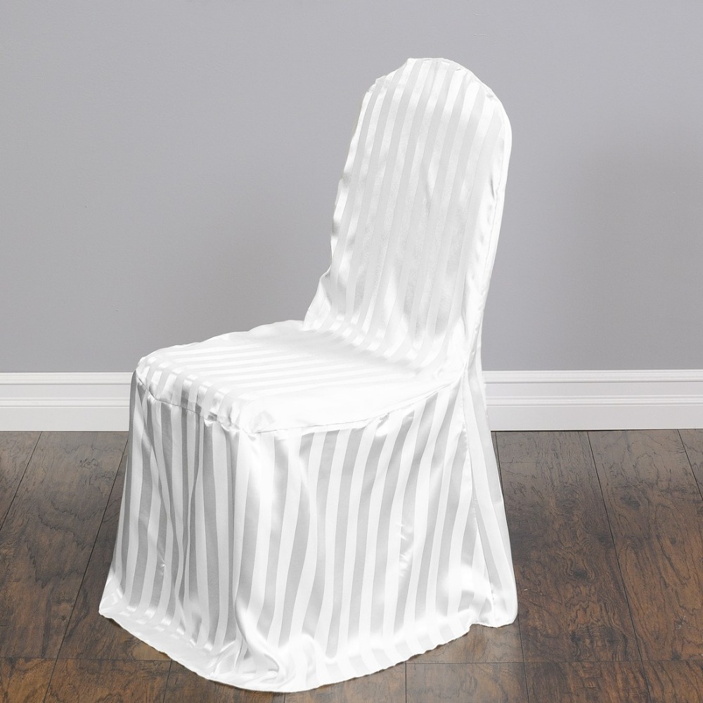 Wholesale Cheap Fancy Striped Satin Banquet Chair Cover For Sale Buy Banquet Chair Cover